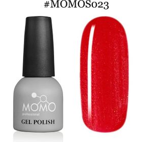 Momo S023 Işıltılı Klasik Kırmızı 14 ml Kalıcı Oje