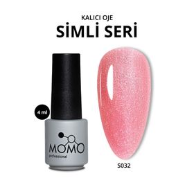 Momo S032 Simli Karanfil Pembesi 4 ml Kalıcı Oje