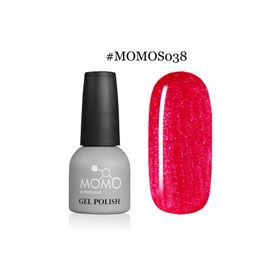 Momo S037 Simli Vişne Çürüğü 14 ml Kalıcı Oje