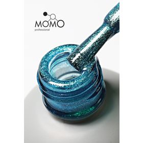 Momo S039 Yoğun Simli Açık Petrol Mavi 4 ml Kalıcı Oje