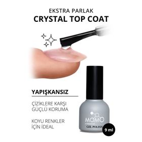 Momo Top Coat 9 ml Kalıcı Oje