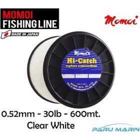 Momoi Hi Catch 30 lb 0.52 mm 600 mt Şeffaf Misina