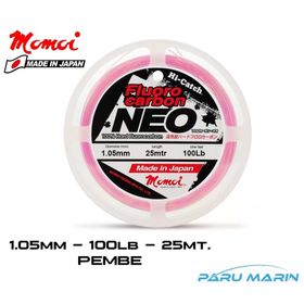 Momoi Hi-Catch FC %100 Neo 100 Lb 25 mt Pink Misina