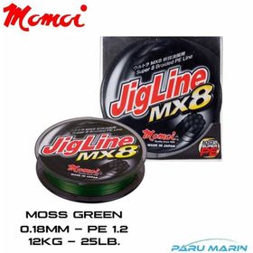 Momoi Jigline MX8 0.20 mm 300 m Yeşil İp Misina