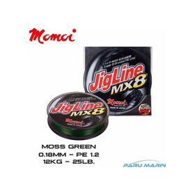 Momoi Jigline MX8 0.20 mm 300 m Yeşil İp Misina