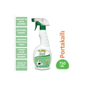 Mom's Green 750 ml Portakal Bitkisel Mutfak Temizleyici Sprey (2 adet)