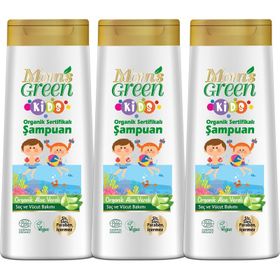 Mom's Green Aloe Veralı 3x400 ml Organik Bebek Şampuan
