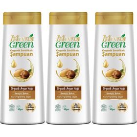Mom's Green Argan Yağlı 3x400 ml Şampuan