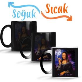 Mona Galaxia Fire Sihirli Porselen Kupa