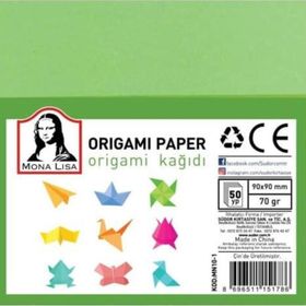 Mona Lisa 9x9 50 Yaprak Origami Kağıdı