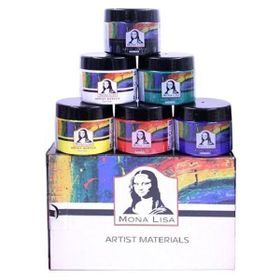 Mona Lisa Primary Colors 6x125 ml Mona Lisa Artist Chalky Akrilik
