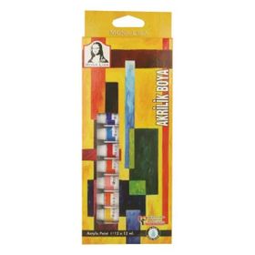 Mona Lisa SD125 Tüp 12'li 12 ml Akrilik Boya