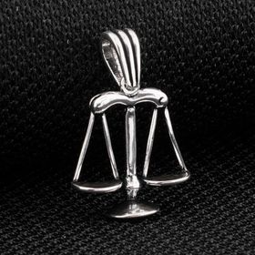 Mona Roza Adalet Terazisi 925 Ayar Gümüş Kolye Ucu