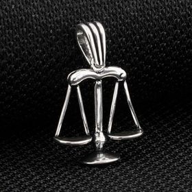 Mona Roza Adalet Terazisi 925 Ayar Gümüş Kolye Ucu