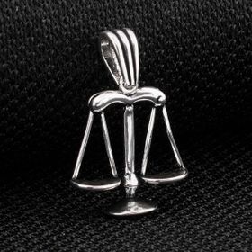 Mona Roza Adalet Terazisi 925 Ayar Gümüş Kolye Ucu