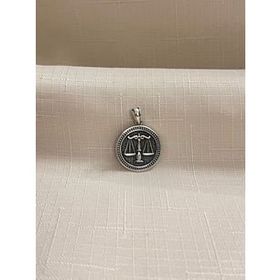 Mona Roza Adalet Terazisi 925 Ayar Gümüş Kolye Ucu