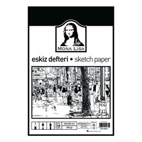 Monalisa 25x35 100 gr 10 Yaprak Eskiz Kağıdı