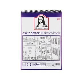 Monalisa A4 120 gr 50 Yaprak Telli Eskiz Defteri
