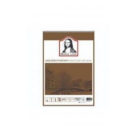 Monalisa MN01-3 A3 Telli Kraft 120 Gr 50 Yp Eskiz Defteri