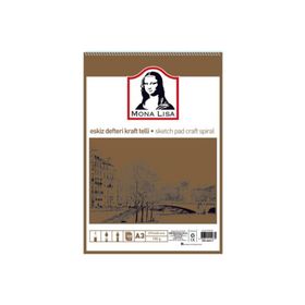 Monalisa MN01-3 A3 Telli Kraft 120 Gr 50 Yp Eskiz Defteri