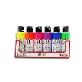 Monalisa Multi 6x70 ml Akrilik Fosforlu Set