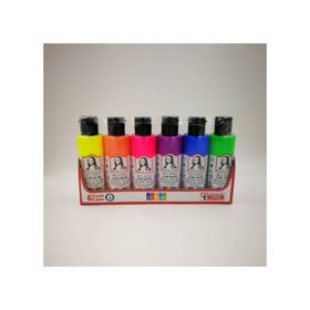 Monalisa SD1006F 6x70 ml Multi Fosforlu Akrilik Boya