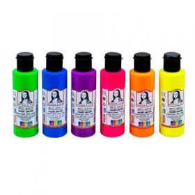 Monalisa SD1006F 6x70 ml Multi Fosforlu Akrilik Boya