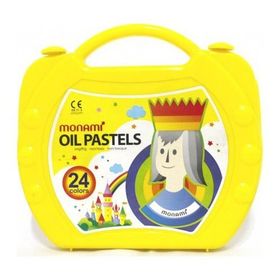 Monami 0390 24 Lü Çantalı Hediyeli Pastel Boya
