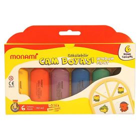 Monami 6 Renk Normal Cam Boyası