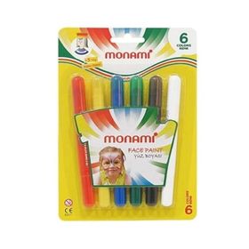 Monami 6 Renk Normal Yüz Boyası