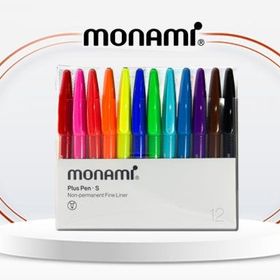Monami Plus Pen S Fineliner 12'li Keçeli Kalem Set