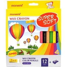 Monami ST079 12 Renkli Kuru Boya Kalemi