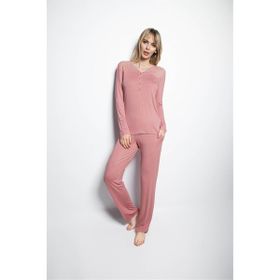 Monamise 19215 Pembe Kadın Pijama Takımı