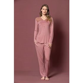 Monamise 19215 Pembe Kadın Pijama Takımı