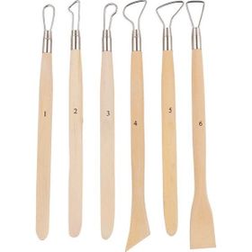 Monart 80606 Telli Dip Alma 6'lı Modelaj Kalemi