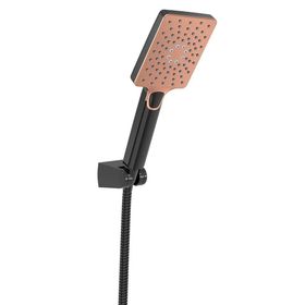 Monavit MVT3465 Mega Brown Black Mafsallı Askılı El Duş Takımı