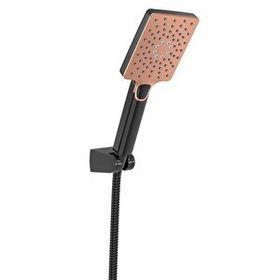 Monavit MVT3465 Mega Brown Black Mafsallı Askılı El Duş Takımı
