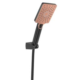 Monavit MVT3465 Mega Brown Black Mafsallı Askılı El Duş Takımı