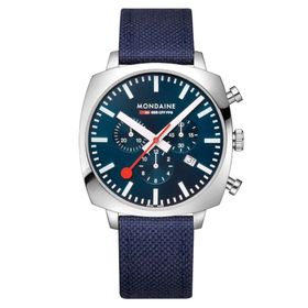 Mondaine Cushion Chrono MSL.41440.LD.SET Kare Erkek Kol Saati
