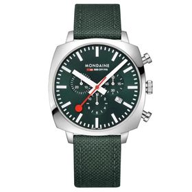 Mondaine Cushion Chrono MSL.41460.LF.SET Kare Erkek Kol Saati