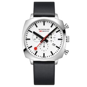 Mondaine Cushion MSL.41410.LBV.SET Chrono Kare Erkek Kol Saati