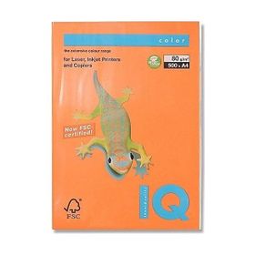 Mondi IQ Renkli 80 gr A4 500'lü Yoğun Turuncu Fotokopi Kağıdı