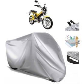 Mondial 125 Aggressive Siyah Arka Çanta Uyumsuz Ultra Kalın Su Geçirmez Motor Brandası