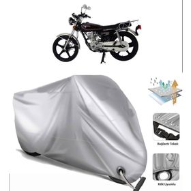 Mondial 125 MG Deluxe Siyah Arka Çanta Uyumsuz Ultra Kalın Su Geçirmez Motor Brandası