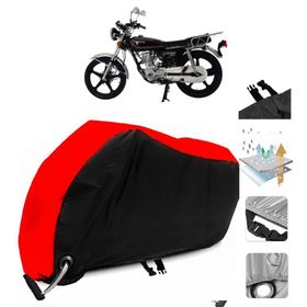 Mondial 125 MG Deluxe Siyah Arka Çanta Uyumsuz Ultra Kalın Su Geçirmez Motor Brandası