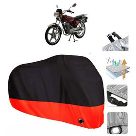 Mondial 125 MG Sport Siyah Arka Çanta Uyumsuz Ultra Kalın Su Geçirmez Motor Brandası