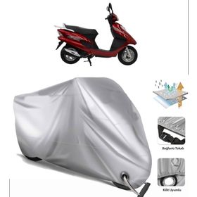 Mondial 125 RT Siyah Arka Çanta Uyumsuz Ultra Kalın Su Geçirmez Motor Brandası