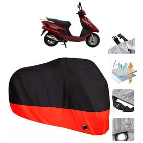Mondial 125 RT Siyah Arka Çanta Uyumsuz Ultra Kalın Su Geçirmez Motor Brandası