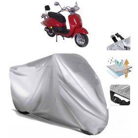 Mondial 125 ZN Siyah Arka Çanta Uyumsuz Ultra Kalın Su Geçirmez Motor Brandası