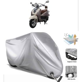 Mondial 125 ZNU Siyah Arka Çanta Uyumsuz Ultra Kalın Su Geçirmez Motor Brandası